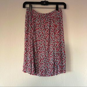 Agnès b Jersey Floral Skirt